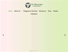 Tablet Screenshot of nahoaloha.org
